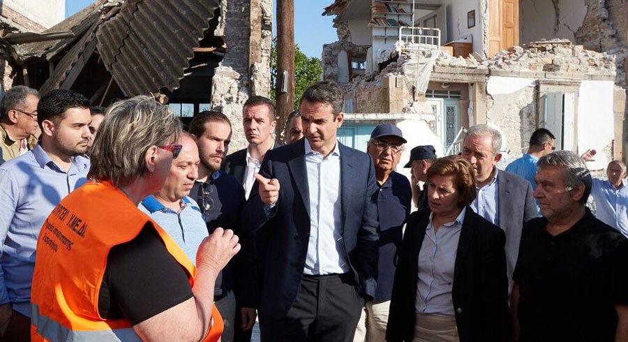 Ο Πρόεδρος της ΝΔ Κυριάκος Μητσοτάκης επισκέφτηκε τη Βρίσα