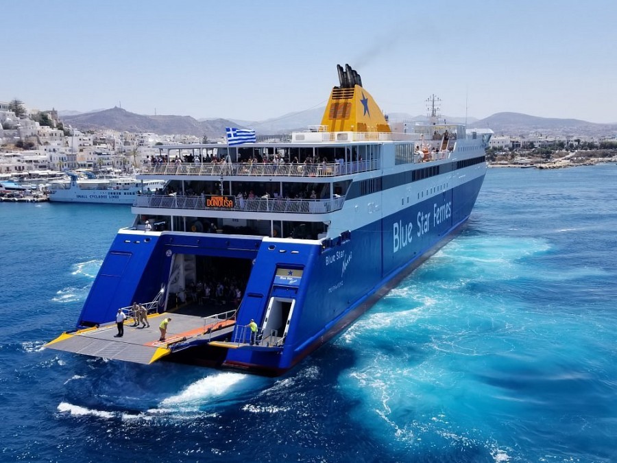 Η Κ/Ξ Blue Star Ferries στηρίζει τα νησιά του ΒΑ Αιγαίου   