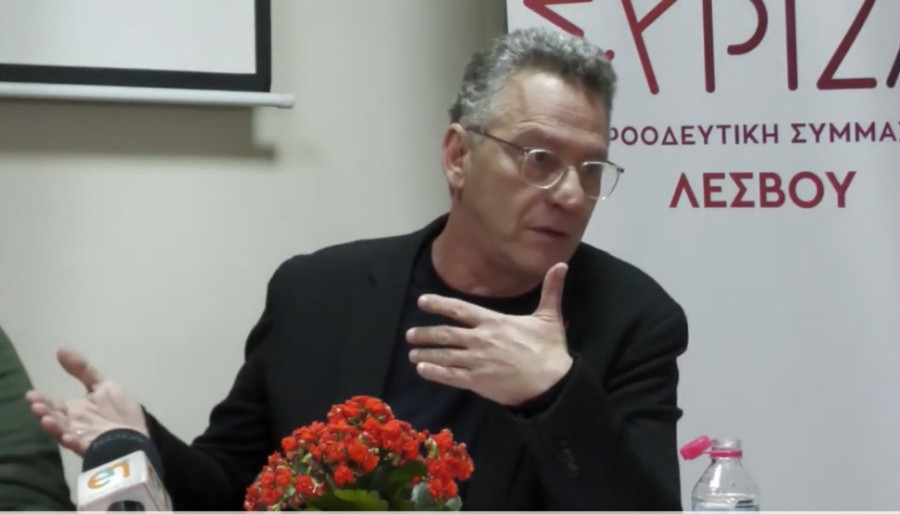 Ο ευρωβουλευτής Κ. Αρβανίτης στη Λέσβο