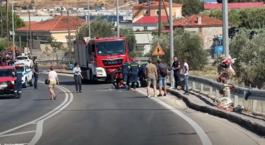Δυστύχημα στην Παναγιούδα